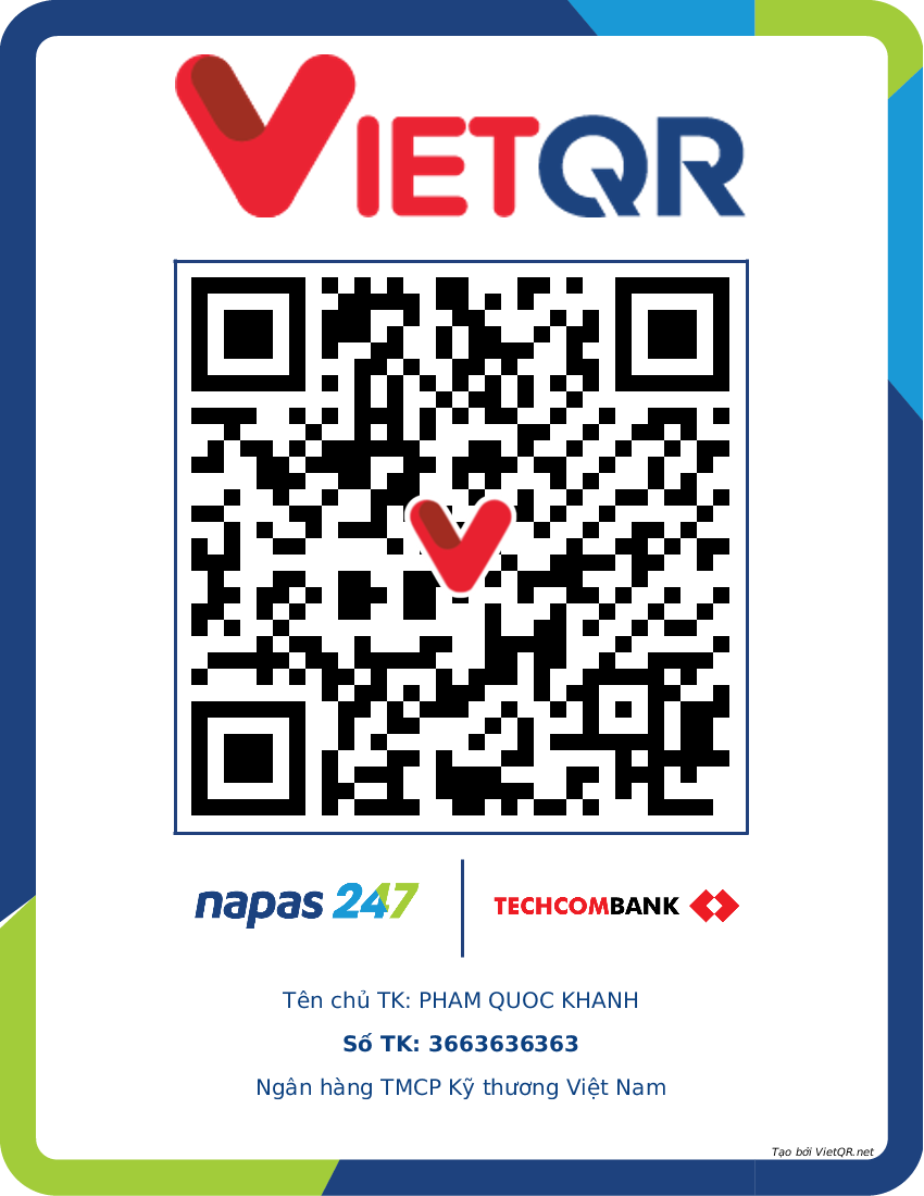 Mã QR chuyển khoản